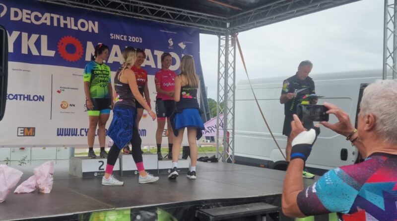 Kačka dojela třetí na Cyklomaratonu v Hradci Králové